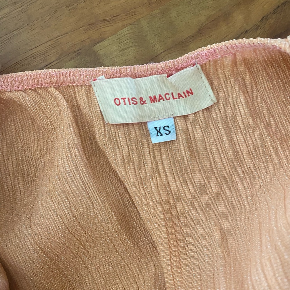 Otis & Maclain halter tie back dress